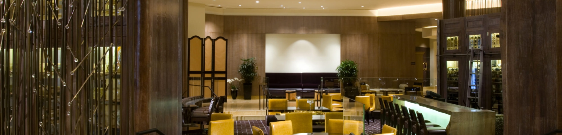 empty lobby bar