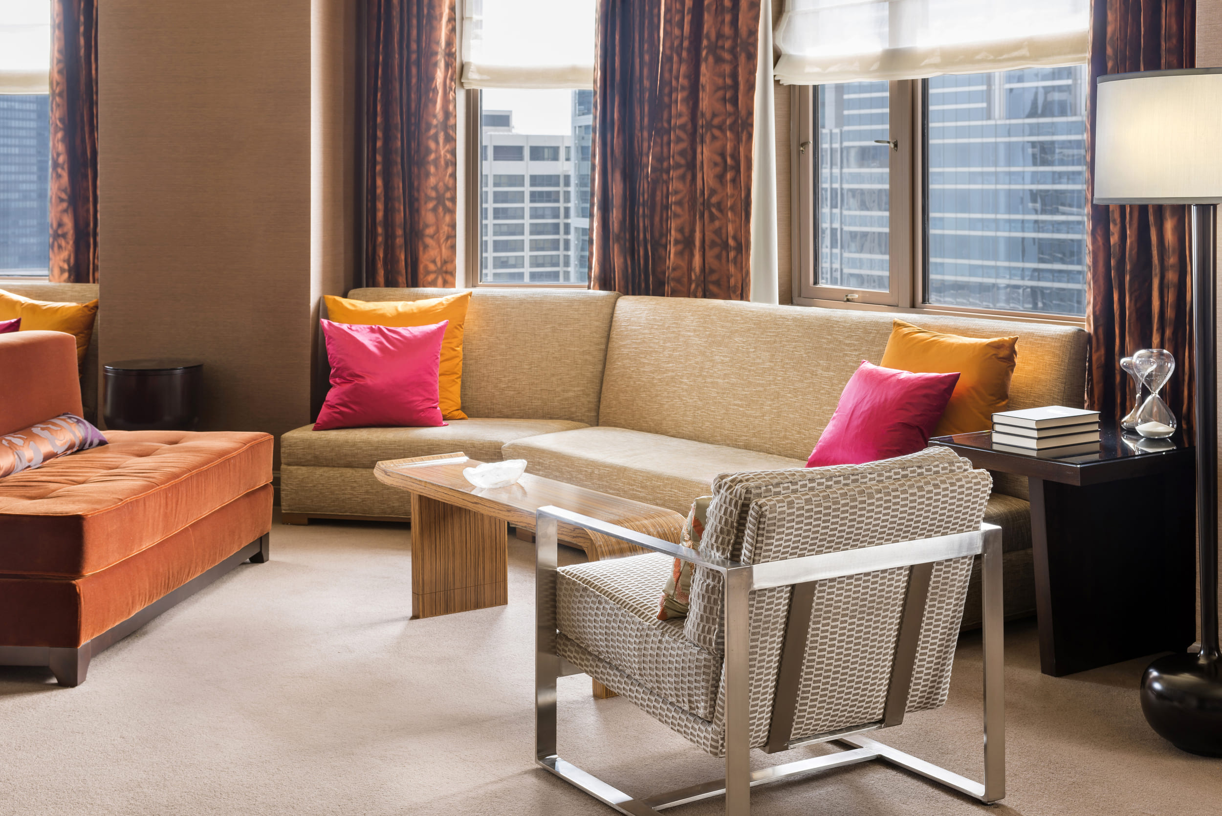seating area in living room